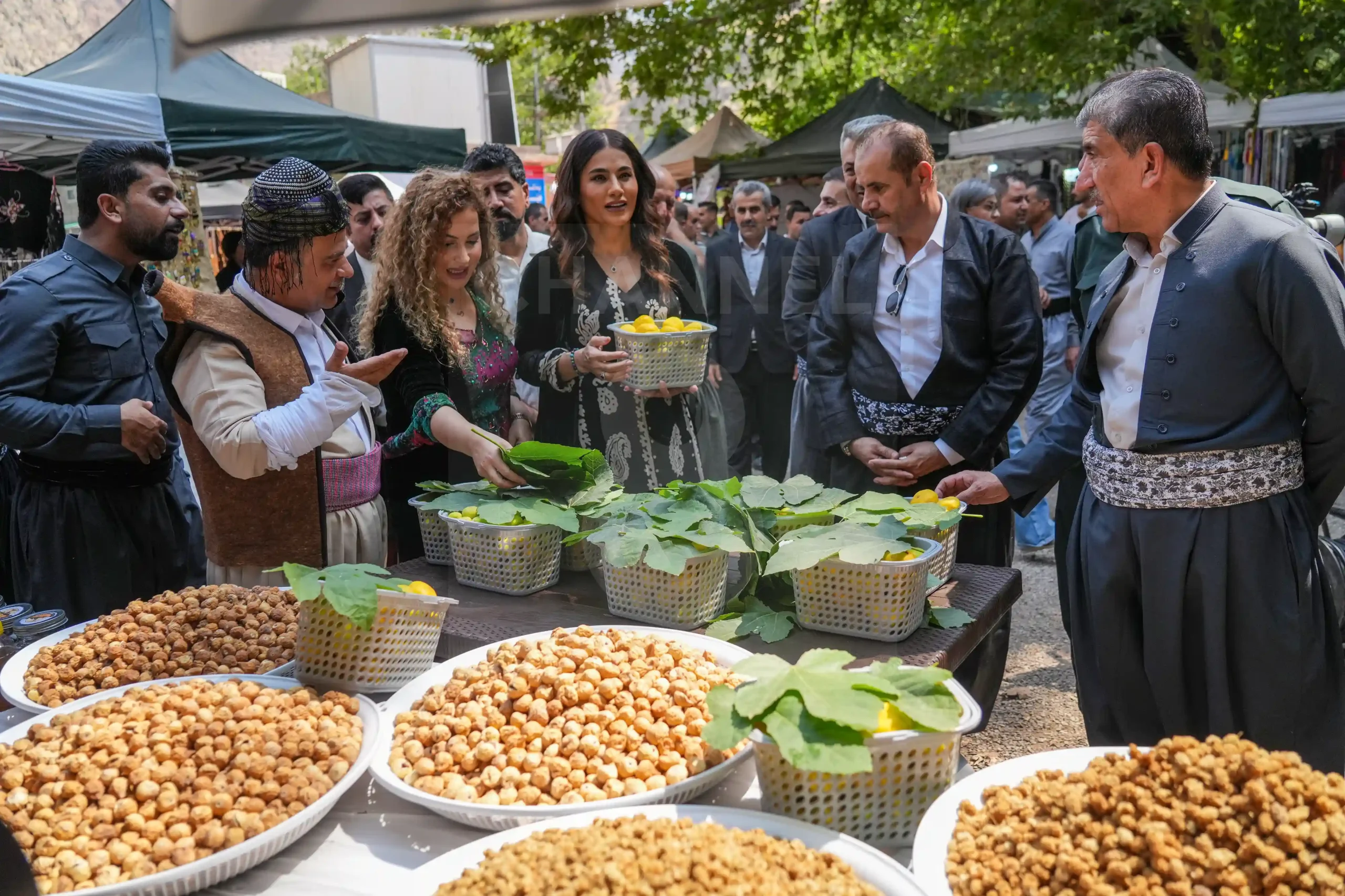 مهرجان المنتجات المحلية والتراثية في أحمد آوا بمحافظة حلبجة
