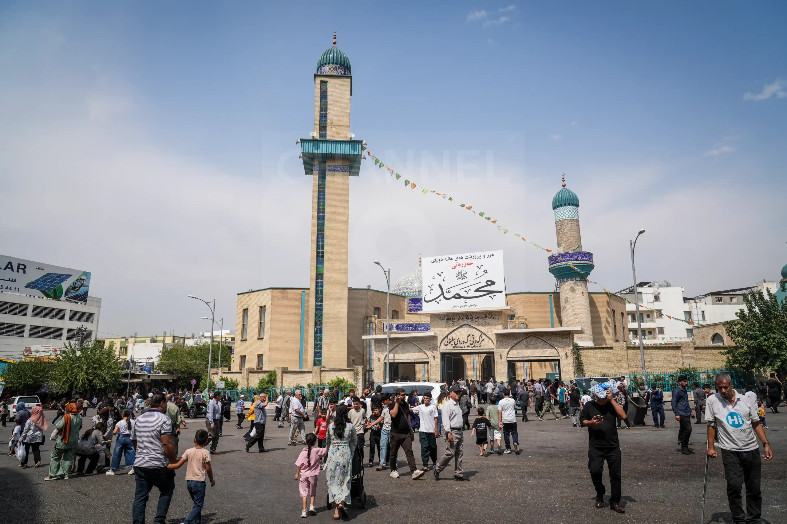 الاحتفال بذكرى مولد نبي الإسلام محمد (ص) في الجامع الكبير وسط السليمانية