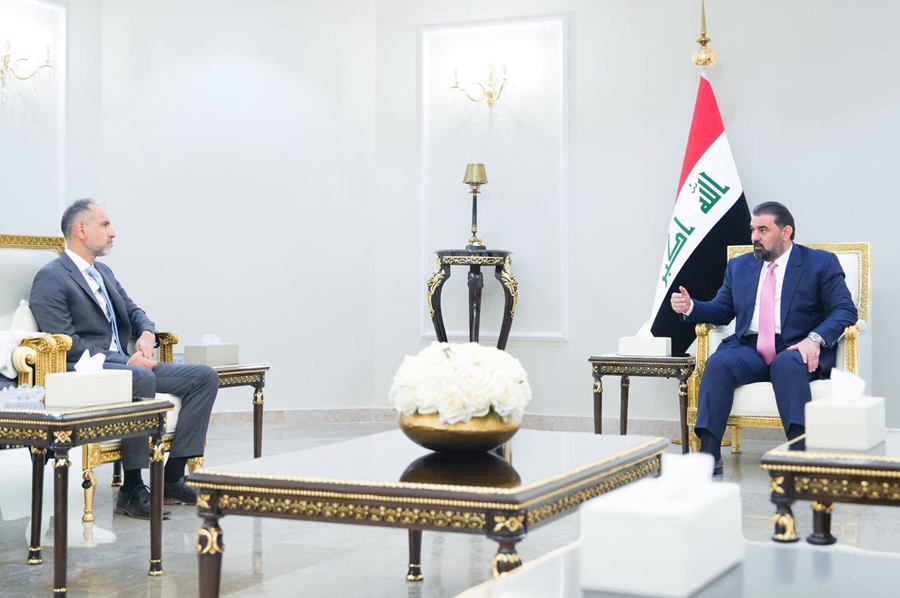  الحلبوسي للسفير البريطاني: العراق مع الحوار لإنهاء توترات المنطقة