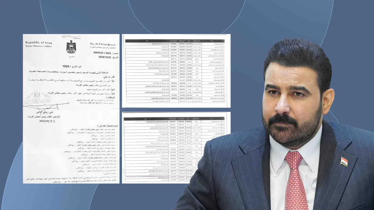 عەلى زەیدى گرێبەستى 69 ڕاوێژکارى هەڵوەشاندەوە؛ کوردیشیان تێدایە