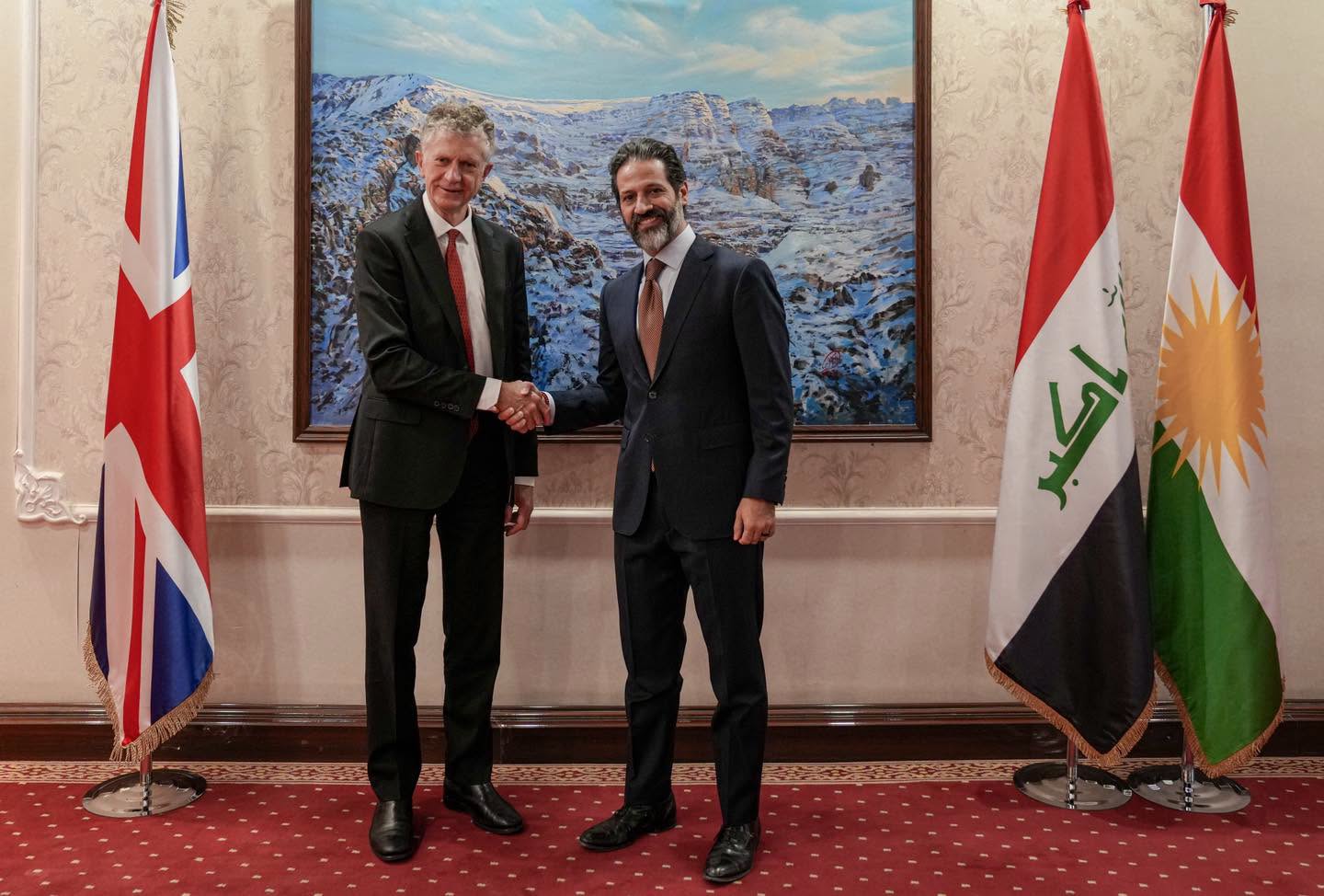 Talabani, UK Security Adviser Discuss Security, Government Formation, and Migration