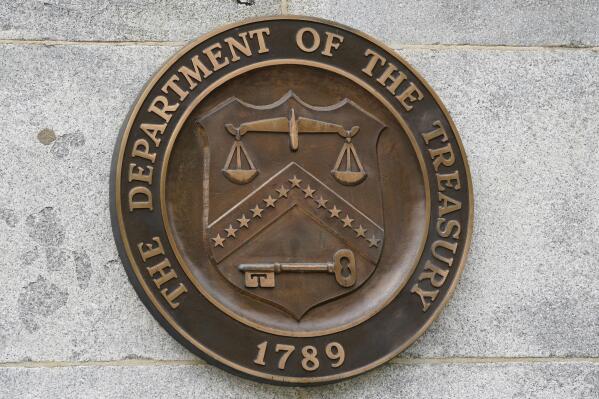 The US Treasury Department, Photo: AP