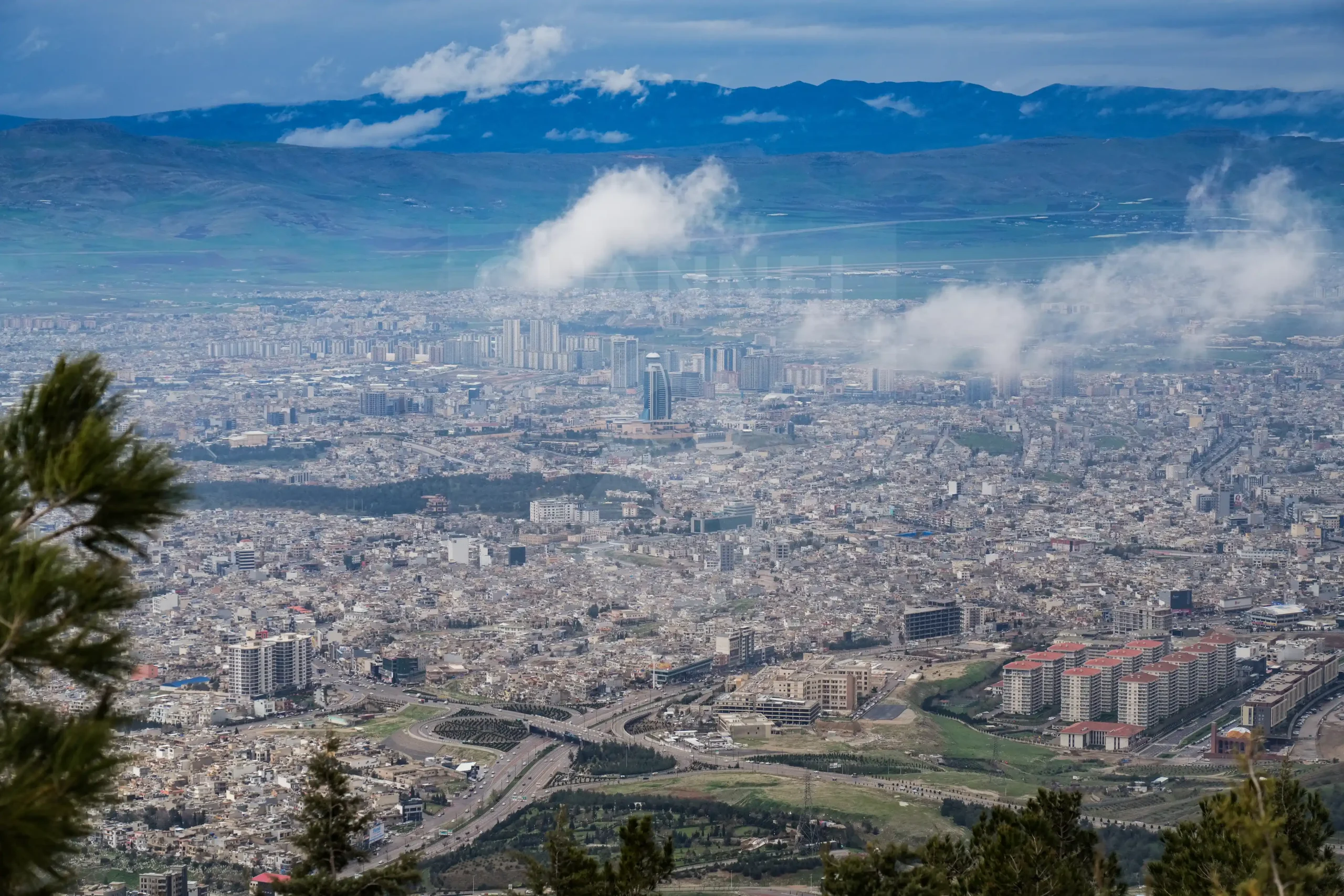 A panoramic view of Slemani city. Photo Hama Sur / Channel8   