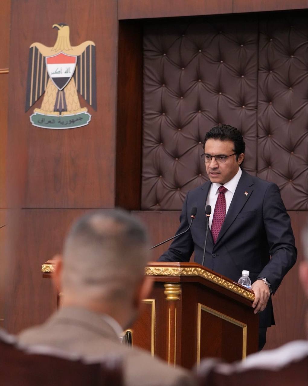 Iraqi Government spokesperson Haider al-Aboudi   