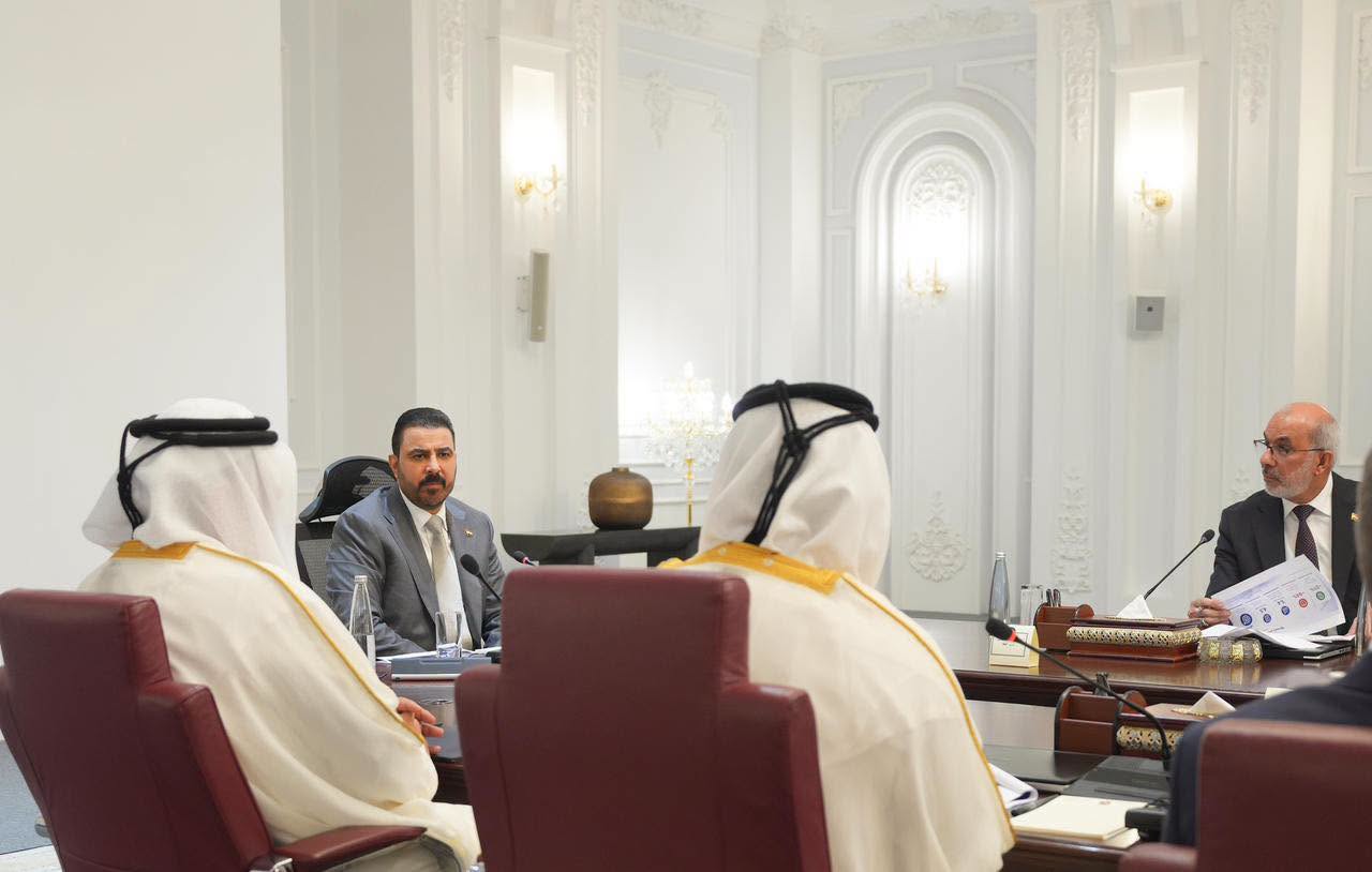 The Iraqi Prime Minister chairs a joint meeting on August 29, 2026, attended by the Minister of Oil, senior ministry officials, the Prime Minister’s Chief of Staff, and representatives from the international consortium. Photo: Iraqi PM Media Office