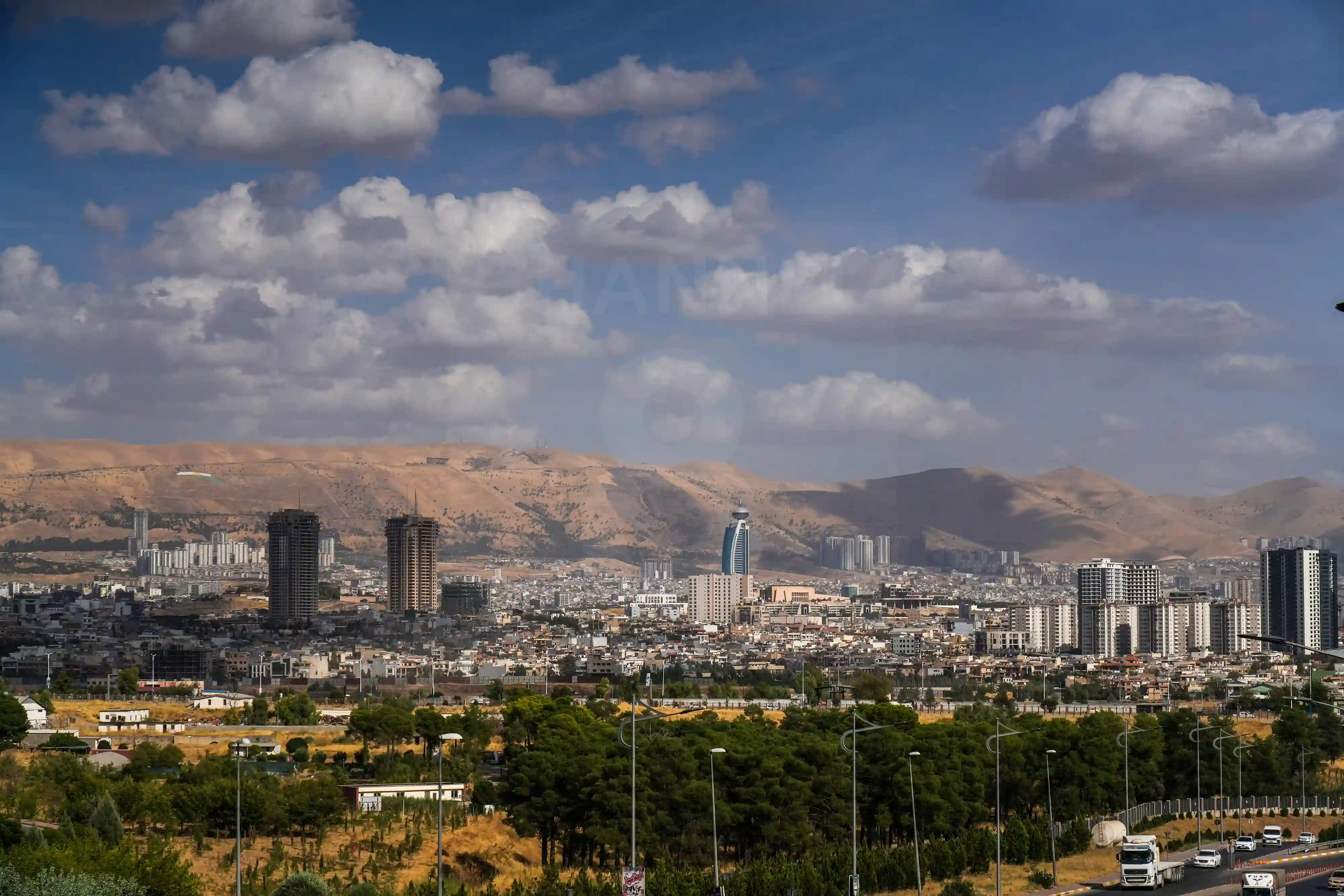 چەند دیمەنێکی شاری سلێمانی لە ئامێزی وەرزی پایزدا