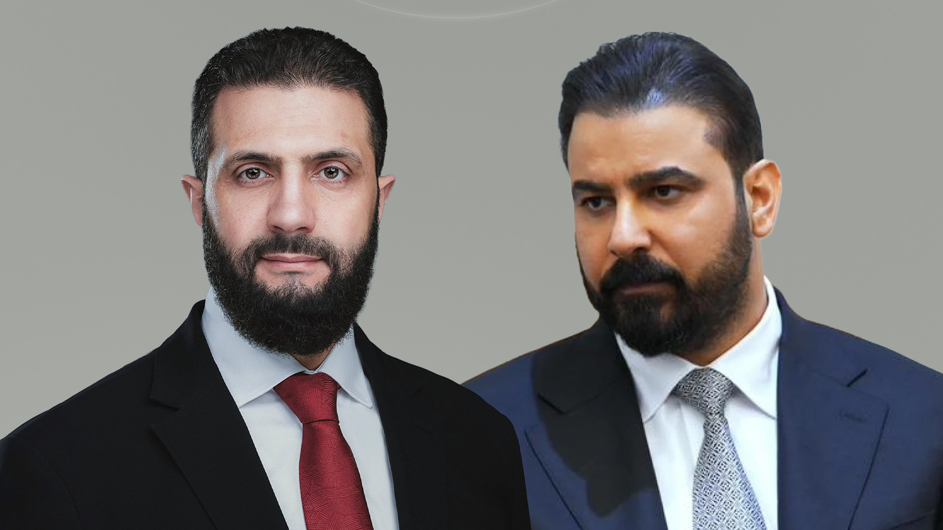 علی زیدی، نخستوزیر عراق و احمد شرع، رئیسجمهور سوریه